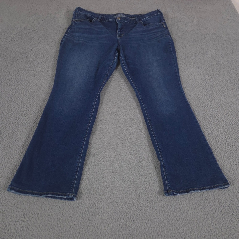 Silver Jeans Co Jeans Womens 22 Blue Avery Slim Bootcut Denim Stretch Plus Pants